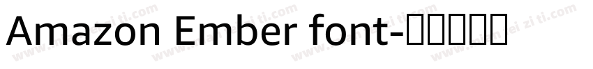 Amazon Ember font字体转换
